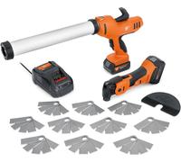 FEIN AKP 18-600 AS + AMM 700 1.7 Q AS pistolet à silicone à batterie et set TOP à batterie pour l'assainissement des joints AKP 18-600 AS