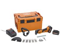 Fein AMM 700 1.7 Q 71293763000 Outil multifonction sans fil + 2 batteries, + chargeur, + accessoires, + mallette 13 pièces 18 V