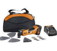Fein AMM 700 MAX 71293665000 Outil multifonction sans fil + batterie, + chargeur, + accessoires 18 V 4 Ah