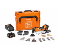 Fein AMM500 Multimaster Plus Top 18V Li-ion Accu Multitool Set (2x 4.0Ah) In L-Boxx Incl. 30-piece Accessory Set