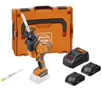 Fein ASAS 18-21 K AS Set Scie sabre sans fil 71330162000 + 2 batteries, + chargeur, + mallette 18 V 4 Ah