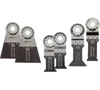 Fein BEST OF E-CUT - Jeu de lames de scie plongeantes - pour bois, métal - 6 pièces - Starlock Plus