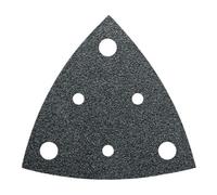 FEIN Feuilles abrasives perforées grain 100, Longueur d’arête 80 mm, Condit.50 Pce, Pour une utilisation sur pratiquement tous les matériaux, Non perforées, fixation rapide auto-agrippant.