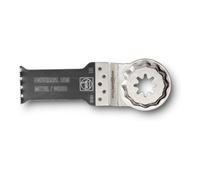 FEIN Lame de scie universelle E-Cut, Condit. 10 Pce, Largeur 28 mm, Longueur 60 mm, Porte-outil StarlockPlus, Bi-métal avec denture universelle avoyée. Large gamme d’utilisations