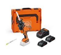 Fein - Scie Sabre 18v Asas 18-21 K As + 2 Batteries Li-ion Procore 4 Ah As + 1 Chargeur Rapide Gal 1880 Cv As Fein