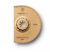 FEIN Lame à concrétion carbure, 1 Pce, Ø90 mm, Largeur de coupe env. 1,2 mm., Porte-outil SLP, Segmentée, idéale pour les travaux dans les coins et sur les arêtes sans chevauchement.
