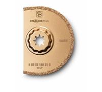 FEIN Lame à concrétion carbure, 1 Pce, Ø90 mm, Largeur de coupe env. 2,2 mm., Porte-outil SLP, Segmentée, idéale pour les travaux dans les coins et sur les arêtes sans chevauchement.