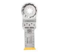 FEIN Lame de scie E-Cut universelle bimétallique avec une longue durée de vie, pour coupes profondes, 10 Pce., Largeur 28 mm, Longueur 60 mm, Porte-outil StarlockPlus, avec revêtement en titane