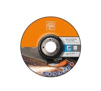Fein Meule à ébarber 125 mm – moyeu déporté Ø22,23 mm – meuleuse d'angle – 10 pièces – acier/inox
