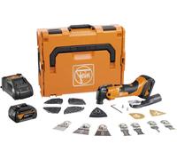Fein Multimaster AMM 500 Plus Top 71293861000 Outil multifonction sans fil + batterie, + 2 batteries, + chargeur, + accessoires, + mallette 36 pièces 18 V 4 Ah
