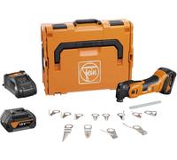Fein Multimaster AMM 700 1.7 Q Autoglas AS 71293762000 Outil multifonction sans fil + batterie, + 2 batteries, + chargeur, + accessoires, + mallette 19 pièces