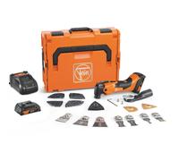 Multimaster 18V AMM 500 PLUS Top + 2 batteries 2Ah + chargeur rapide + coffret L-BOXX - FEIN - 71293864000