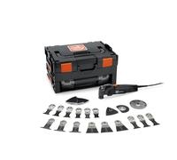 FEIN Multimaster MM 500 BLACK EDITION, Machine oscillante, Moteur FEIN 350 W, Système anti-vibrations, Porte-outil StarlockPlus. Livré avec plus de 30 accessoires pour l’aménagement et la rénovation