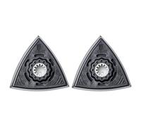 Fein Paire de patin de ponçage perforé Starlock FEIN - 63806136220 | Version perforée pour ponçage avec extraction de poussière, longueur de bord de 8,9 cm, lot de 2 - 63806136220