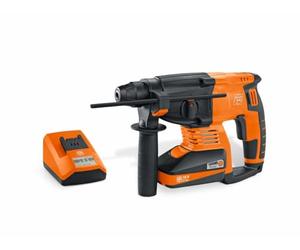 FEIN Perforateur-burineur sans fil compact et puissant, énergie d’impact de 2j pour le perçage dans le béton jusqu’à 20 mm, Motore Brushless, batterie Li-on (18V/3Ah) chargeur rapide ALG 50 et coffret