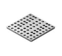 FEIN Plaque de soudage VersaMAG 28 L, 400 x 400 mm avec diamètre de perçage Ø 28 mm en acier.La plaque de soudage en acier trempé transforme le VersaMAG L en une table de soudage compacte.