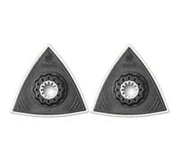 Fein Plateau de polissage feutre Starlock 63806140220 - Triangulaire 80 mm - Pack de 2