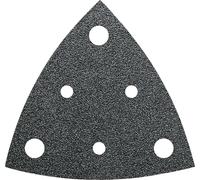 Feuille abrasive Delta avec bande auto-agrippante, perforé Fein 63717112045 Grain 120 Cote d'encoignure 80 mm 5 pc(s)