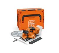 FEIN Scie circulaire sans fil F-IRON Cut 57 AS pour des coupes à froid rapides et précises dans les tôles, tubes et profilés. Compatible avec batteries AMPShare/Bosch18 V, sans batteries et chargeurs