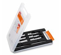 FEIN Set d’accessoires Best of cutters QuickIN, Version en set comprenant 6 fraises à carotter et 2 éjecteurs dans un coffret plastique.
