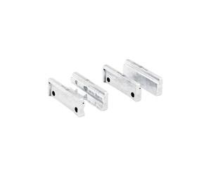 FEIN Set paire de Mors de Protection FEIN VersaMAG (P) prisme 110 mm ainsi que paire de Mors de Protection (B) blanc 110 mm Aluminium., aucune rayure du Matériau, qualité maximale. (FEIN VERSAMAG)