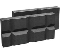 FEIN Mors de rehaussement 60 mm pour étau VersaMAG, pour tubes Ø jusqu'à 100 mm, Paire