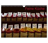 Feine Küche (Wandkalender 2026 DIN A4 quer), CALVENDO Monatskalender: Obst, Gemüse und Gewürze aus Frankreich und Spanien