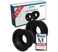 FEINER® Lot de 2 manchons en caoutchouc 50 32 - Diamètre extérieur 50 mm + Ø 40 mm - Les deux manchettes en caoutchouc de 28-32 mm de diamètre intérieur - Raccordement aux tuyaux d'écoulement DN 40 et