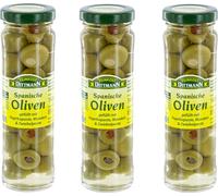 Feinkost Dittmann Olives espagnoles farcies piquantes 140g paquet de 3