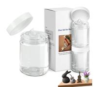 FeinKulturia Gel de musée transparent de 6 oz - Pâte de musée réutilisable sans résidu, mastic amovible pour sécuriser et protéger les expositions, les modèles de collection, le verre, la céramique et