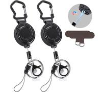 FeinKulturia Lot de 2 porte-clés extensibles