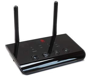 FeinTech ABT00102 Transmetteur Audio Bluetooth 5.0 aptX HD Low Latency Toslink SPDIF Bypass Convertisseur Noir