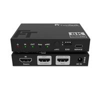 FeinTech AX211 HDMI 2.1 Audio Extractor (sortie audio HDMI) Splitter 1 in 2 out 8K 4K 120Hz eARC