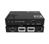 FeinTech AX310 Extracteur audio HDMI 2.1 pour barre de son eARC, Supporte 8K 60Hz, 4K 120Hz, VRR, ALLM, Dolby Atmos, DTS, Splitter audio HDMI pour soundbar