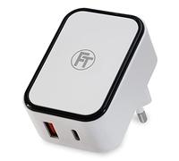 FeinTech NLG00800 Chargeur USB-C Power Delivery et USB QC 3.0 avec 2 Ports pour Téléphone Portable