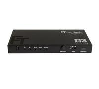 FeinTech SW212 Commutateur HDMI 2.1 2 en 1 Out avec extracteur audio 4K 120 Hz 8 K VRR Ultra HD SPDIF Toslink