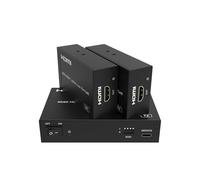 FeinTech SX230 Répartiteur HDMI 2.0 1 en 2 sorties + rallonge loopthrough 60 m Over CAT LAN 4K 60 Hz