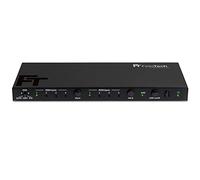 FeinTech VAX04201 HDMI eARC Pass Matrix Switch 4x2 Barre de Son pour 2 écrans téléviseur vidéoprojecteur