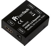 FeinTech VMR00200 HDMI 2.0 repeater répéteur amplificateur de signal (UHD 4K 60 Hz, HDR) Portée 50 m HDCP 2.2 noir