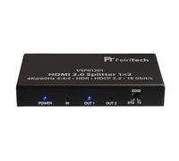 FeinTech HDMI 2.0 splitter répartiteur distrieur 1 sur 2 HDR UHD 4k60Hz EDID HDCP 2.2 - VSP01201