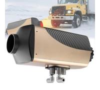 Feiphla Chauffage Diesel 12v 7kw, Chauffage Mixte Eau Et Air avec éCran LCD, pour Chauffe-Eau Camping Car, Bateau, PréChauffage Moteur Camion, Chauffage Gasoil,24V-Gold