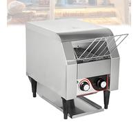 Feiphla Grille-Pain Lourd à ChaîNe Machine à Griller Rotative en Acier Inoxydable Dutyty, ContrôLe Intelligent De La TempéRature, pour Café, HôTel, Restaurant, Petit-DéJeuner 150Slices(Hour)