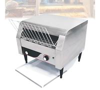 Feiphla Grille-Pain Lourd à ChaîNe Machine à Griller Rotative en Acier Inoxydable Dutyty, ContrôLe Intelligent De La TempéRature, pour Café, HôTel, Restaurant, Petit-DéJeuner 450Slices(Hour)