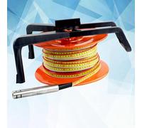 Feiphla Mesure du Niveau d'eau,Indicateur De Niveau d'eau De Puits Profond Portable,avec Sonde en Acier Inoxydable Et Ruban en Acier,pour La Mesure du Niveau des Eaux Souterraines 10m(32.8ft)