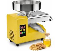 Feiphla Pressoir Huile Dolive,Presse-Huile éLectrique Automatique à Presse à Huile pour Machine à Presser à l'huile Chaude,pour Noix SéSame CacahuèTes Graines De Perilla Tournesol R8S