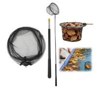 Feirdhoo Épuisette de piscine - 173 cm - Avec barre télescopique - Accessoires de piscine - Barre télescopique stable et filet à mailles fines - Kit de nettoyage de piscine pour piscine, étang, algues