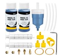 Feirdhoo Kit de purge de freins de vélo pour MAGURA MT5 MT7 MT8 MT2 HS33, freins à disque hydrauliques, kit de service complet avec 120 ml d'huile minérale et adaptateurs en laiton