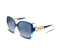 FEISEDY Lunette de Soleil Femme Polarisée Lunettes Grandes Vintage 70s 80s avec Perle et UV400 Protection B2821
