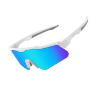 FEISEDY Lunettes de Soleil Sport Polarisées TR90 pour les 8 à 16 SAns B0032 | Verres Miroir, pour Garçons et Filles, Baseball, Cyclisme, Protection UV400