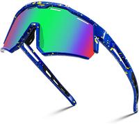 Feisedy Lunettes De Vélo Polarisées Pour Hommes Femmes Tr90 Cadre Lunettes De Soleil De Sport Miroir Lunettes De Sport Avec Protection Uv400 B4151[Z4343]